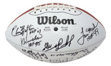 Football Hall of Fame XIX Golf Classic Multi Signed Football BAS LOA