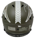 TOM BRADY Autographed Patriots STS - Army Ed. - Speed Authentic Helmet FANATICS