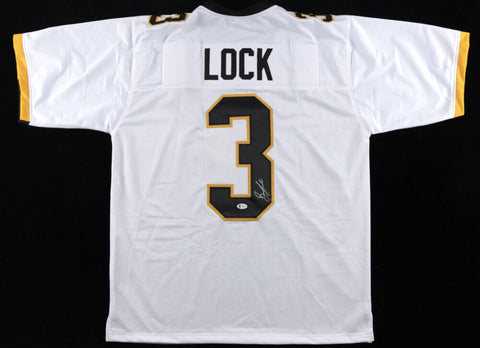 Drew Lock Signed Missouri Tigers Jersey (Beckett) Seattle Seahawk & Ex Mizzou QB