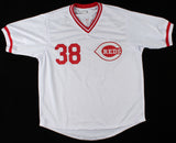 Gary Nolan Signed Cincinnati Jersey Inscribed Reds HOF / 2xW.S Champ (PSA COA)