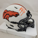 BO NIX SIGNED DENVER BRONCOS LUNAR ECLIPSE SPEED MINI HELMET BECKETT QR