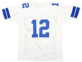 DALLAS COWBOYS ROGER STAUBACH AUTOGRAPHED WHITE JERSEY BECKETT WITNESS 212673