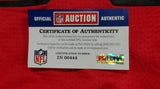 VINCENT JACKSON (Buccaneers Game issued suede) Signed Framed Jersey w/ PSA