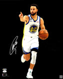 STEPHEN CURRY AUTOGRAPHED 16X20 PHOTO GOLDEN STATE WARRIORS SPOTLIGHT JSA 235483