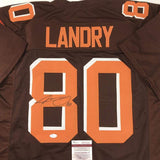 Autographed/Signed JARVIS LANDRY Cleveland Brown Football Jersey JSA COA Auto