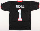 Sony Michel Signed Georgia Bulldogs Jersey (JSA COA) Patriots #1 Draft Pick 2018