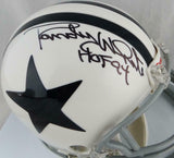 Randy White Signed Dallas Cowboys 60-63 TB Mini Helmet w/ HOF- Beckett W Auth