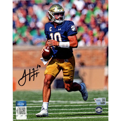 Sam Hartman Autographed/Signed Notre Dame Fighting Irish 8x10 Photo FAN 46958