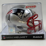 Autographed/Signed Ben Coates New England Patriots Mini Helmet Beckett BAS COA