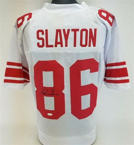 Darius Slayton Signed New York Giants Jersey (JSA COA) 2019 5th Rd Draft Pk WR