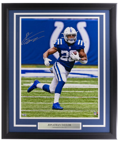 Jonathan Taylor Signed Framed 16x20 Indianapolis Colts Photo Fanatics