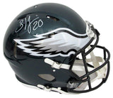 Brian Dawkins HOF Autographed Full Size Speed Authentic Helmet Eagles BAS 181015