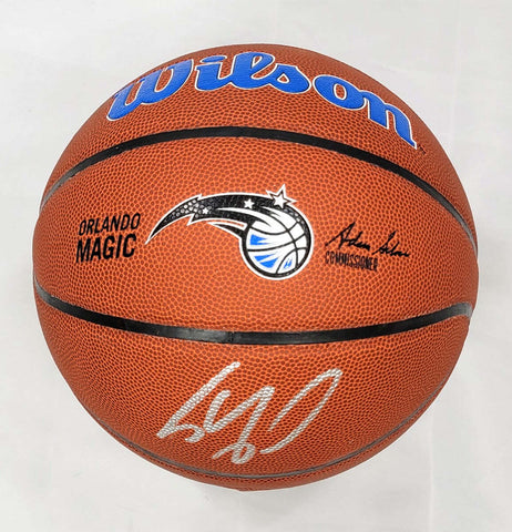 Shaquille O'Neal Signed Orlando Magic Wilson NBA Replica Logo Game Ball Beckett