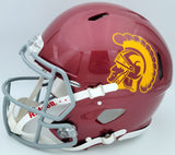 DRAKE LONDON AUTOGRAPHED USC FULL SIZE AUTHENTIC SPEED HELMET BECKETT 202054