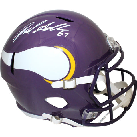 Jared Allen Autographed/Signed Minnesota Vikings TB F/S Helmet Beckett 48672