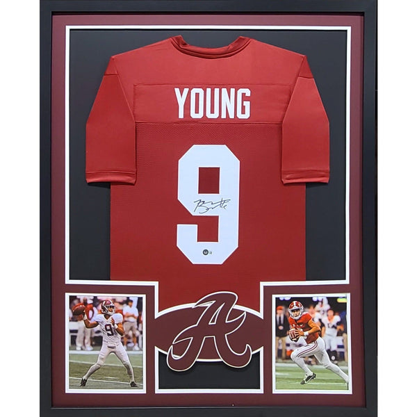 Bryce Young Autographed Signed Framed Alabama Heisman Win Jersey BECKETT