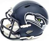 KENNETH WALKER III AUTOGRAPHED SEAHAWKS BLUE SPEED MINI HELMET BECKETT 230067