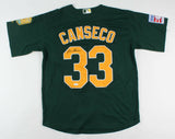 Jose Canseco Signed Oakland Athletics Majestic MLB Jersey (JSA COA) A's OF / DH