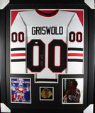 CHEVY CHASE CLARK GRISWOLD (Blackhawks TOWER) Signed Auto Framed Jersey JSA