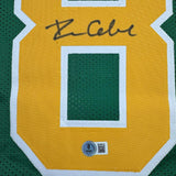 Autographed/Signed Dillon Gabriel Oregon Green College Football Jersey BAS COA