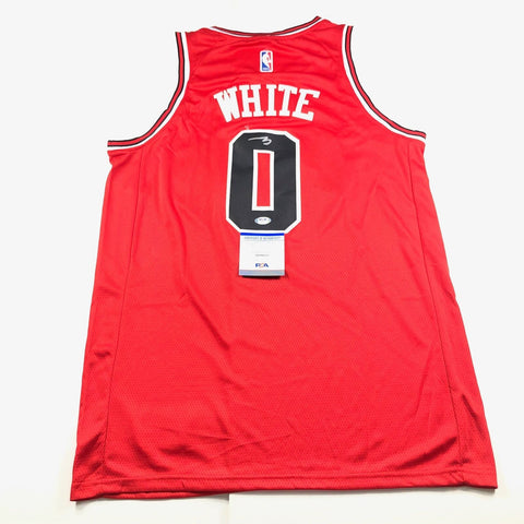 Coby White Signed Jersey PSA/DNA Chicago Bulls Autographed