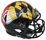 Rakim Jarrett Autographed Maryland Terrapins Pride Mini Helmet Beckett 37321