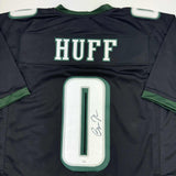 Autographed/Signed Bryce Huff Philadelphia Black Football Jersey JSA COA