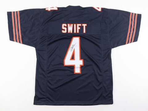 D Andre Swift Signed Bears Jersey (JSA) Chicago's Feature Running Back 2024