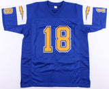 Charlie Joiner Signed Chargers Jersey Inscribed "HOF 96" (JSA) 3x Pro Bowl