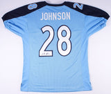 Chris Johnson Signed Tennessee Titans Jersey (JSA COA) 3xPro Bowl RB 2008-2010