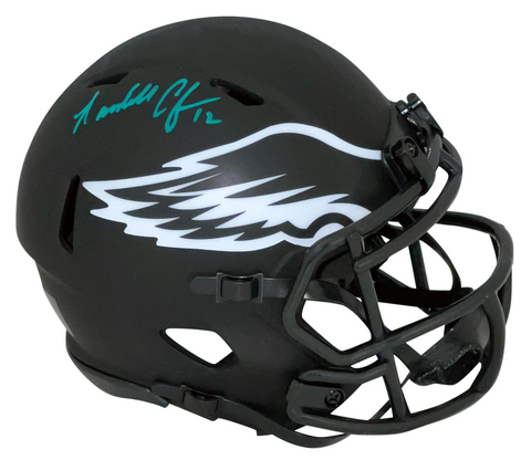 RANDALL CUNNINGHAM SIGNED PHILADELPHIA EAGLES ECLIPSE MINI HELMET BECKETT