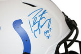 Peyton Manning Signed Indianapolis Colts Authentic Lunar Helmet HOF FAN 31274