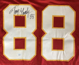 Tony Gonzalez Signed Kansas City Chiefs Authentic Reebok Jersey JSA