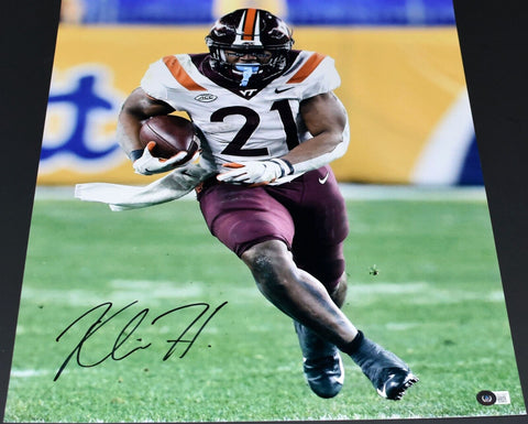 KHALIL HERBERT AUTOGRAPHED VIRGINIA TECH HOKIES 16x20 PHOTO BECKETT