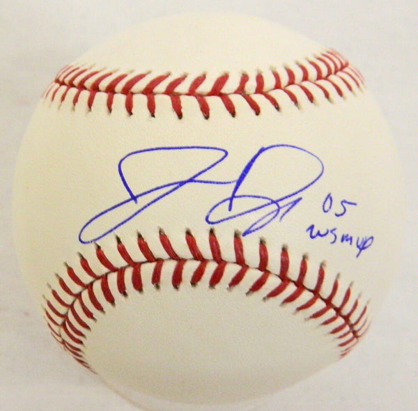 White Sox JERMAINE DYE Signed Rawlings Official MLB Baseball w/05 WS MVP - SS