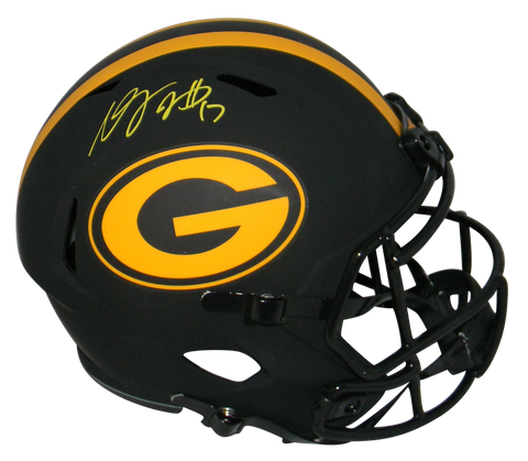 DAVANTE ADAMS SIGNED GREEN BAY PACKERS FULL SIZE ECLIPSE SPEED HELMET BECKETT