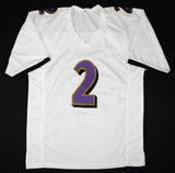 Nate Wiggins Signed Baltimore Ravens White Jersey (JSA COA) 2024 1st Round Pick