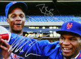 Mike Tyson Doc Gooden Darryl Strawberry Autographed 16x20 Color Photo-JSA W Auth