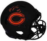 Brian Urlacher Autographed "HOF 18" Bears Eclipse Authentic Speed Helmet Beckett