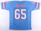 Elvin Bethea Signed Houston Oilers Jersey (JSA COA) 8xPro Bowl Defensive End