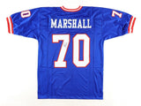 Leonard Marshall Signed New York Giants Jersey (JSA COA) 2xSuper Bowl Champ D.E.