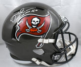 Mike Alstott Autographed Buccaneers F/S 97-13 Speed Helmet - Beckett W Hologram