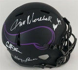 Purple People Eaters Signed Full Size Minnesota Vikings Helmet (Beckett Holo)