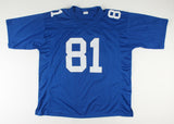 Amani Toomer Signed New York Giants Jersey (RSA Hologram) Ex-Michigan Receiver