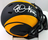 Eric Dickerson Signed Rams Eclipse Speed Mini Helmet w/ HOF- Beckett W*Silver