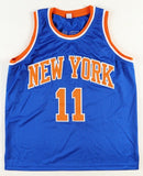 Derek Harper Signed New York Knicks Jersey Inscribed "94 ECF Champs" (Beckett)