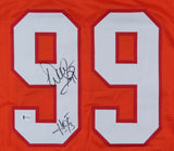 Warren Sapp Signed Tampa Bay Buccaneers Creamsicle Orange Jersey (Beckett COA)