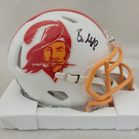 BAKER MAYFIELD SIGNED TAMPA BAY BUCCANEERS THROWBACK SPEED MINI HELMET BECKETT