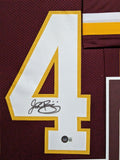 FRAMED WASHINGTON JOHN RIGGINS AUTOGRAPHED SIGNED JERSEY BECKETT HOLO