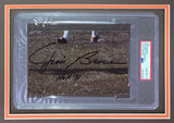 Jim Brown Signed Framed Cleveland Browns HOF 71 Cut Signature PSA/DNA Gem MT 10